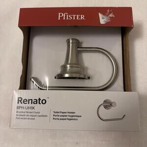 Pfister BPH-UH1K Renato Toilet Paper Holder Brushed Nickel Finish Closed Box